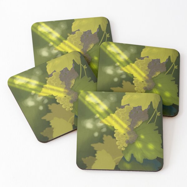 Item preview, Green and Purple Grapes Under Warm Sunlight  designed and sold by Artistic  Touch.
