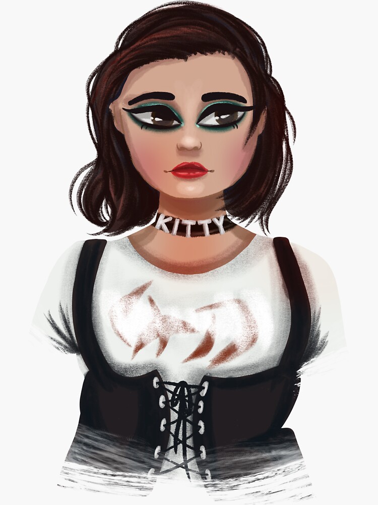 "Kat Euphoria " Sticker by nat10290 Redbubble