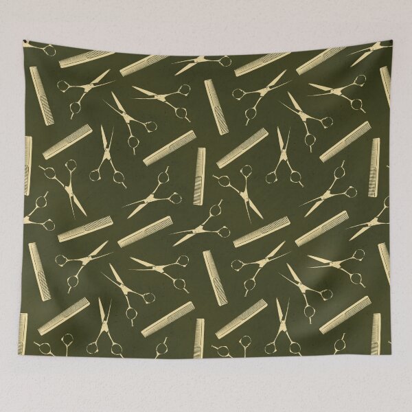 Item preview, Haircut Seamless Pattern designed and sold by fotollissimo.