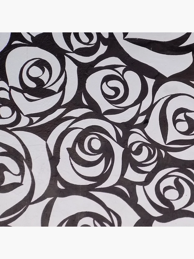 Thumbnail 5 von 5, Acrylblock, Negative Rosen designt und verkauft von PatternPalace.