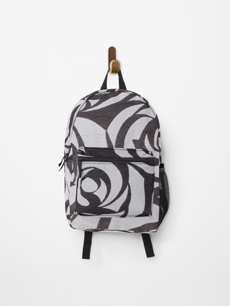 Thumbnail 1 of 3, Backpack, Negative Roses designed and sold by PatternPalace.
