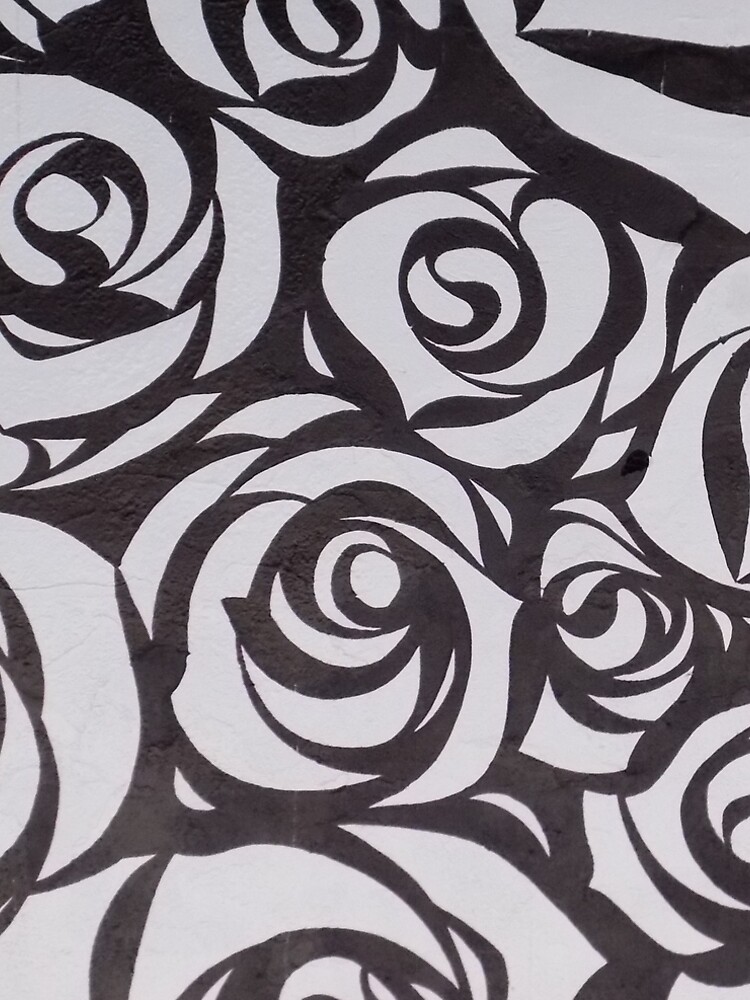 Thumbnail 5 of 5, A-Line Dress, Negative Roses designed and sold by PatternPalace.