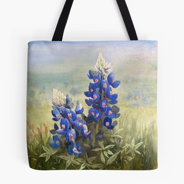 Item preview, Bluebonnets in Field designed and sold by suzywarestudio.