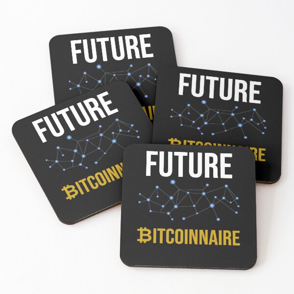Item preview, Bitcoin Future Millionnaire Blockchain Technology Graphic for Crypto Currency Traders & Miners designed and sold by WhiteTears.