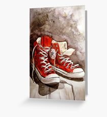 Converse sneakers Greeting Card