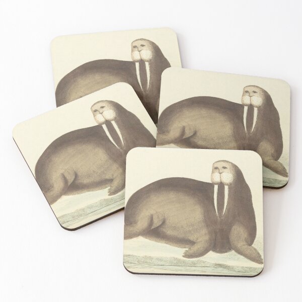 Item preview, Vintage Walrus Illustration  designed and sold by The Mad Hermit.