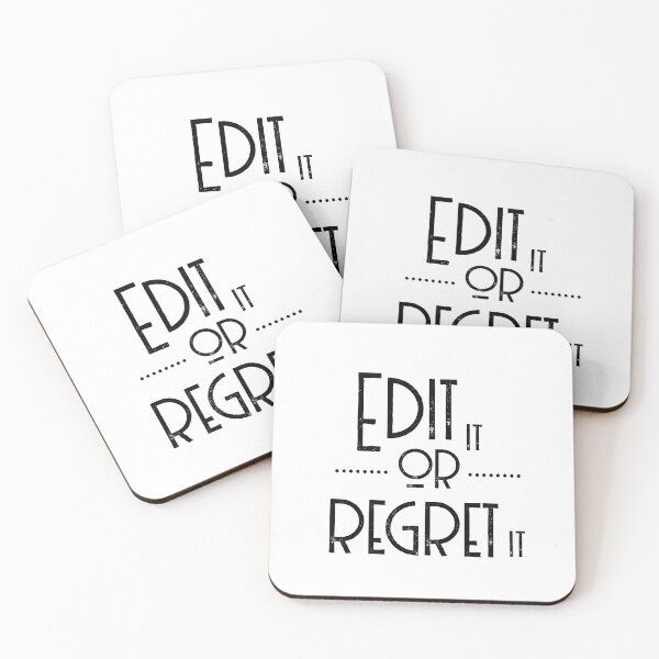 Item preview, Writing Advice - Edit it or Regret it designed and sold by UrbaneLibra.
