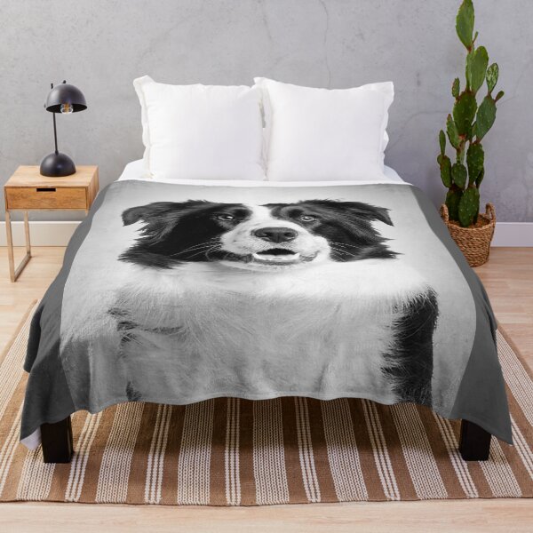 Item preview, Border Collie dog - BW Vintage - D8 designed and sold by DecoVintage.