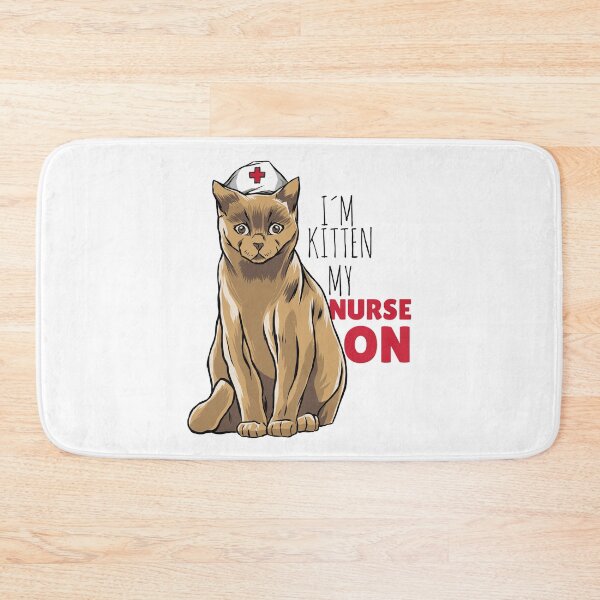 Item preview, Cute Kitten Nurse designed and sold by Piztees.