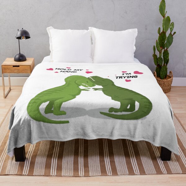 Item preview, Cute Dinosaur Couple in Love - Dinosaur Valentine designed and sold by molamode.