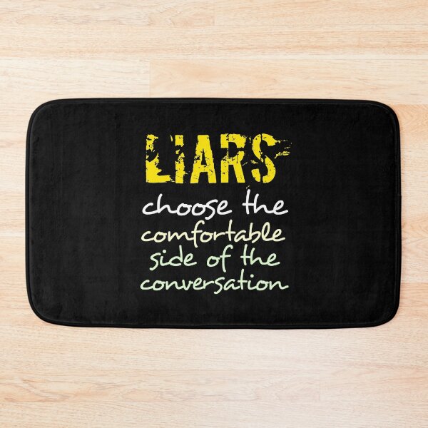 Item preview, Liars choose the comfortable side of the conversation - vintage quote designed and sold by PrimeScripts.