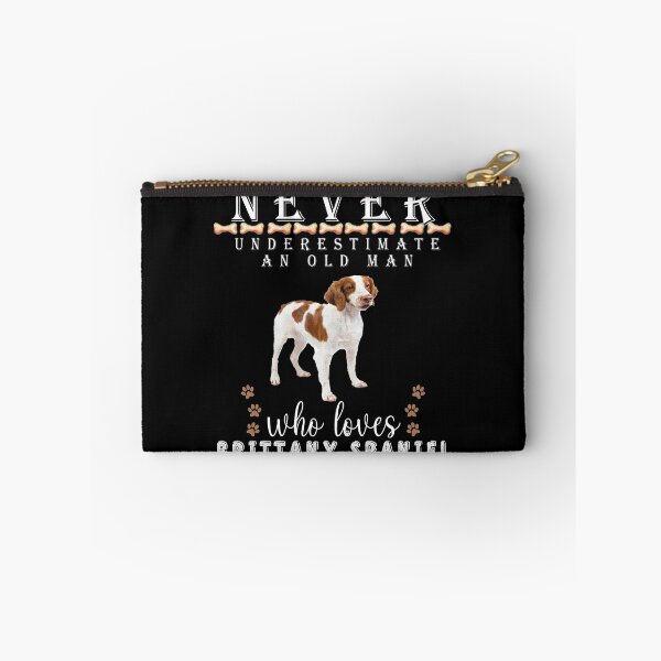 Item preview, Never underestimate an old man who loves Brittany Spaniel designed and sold by . JustBeUnique ..