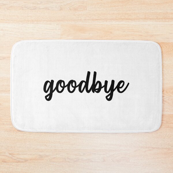 Item preview, Goodbye Typography  designed and sold by quoteedesigns.