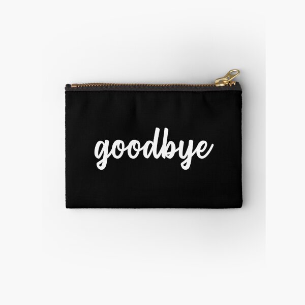 Item preview, Goodbye Typography (White) designed and sold by quoteedesigns.