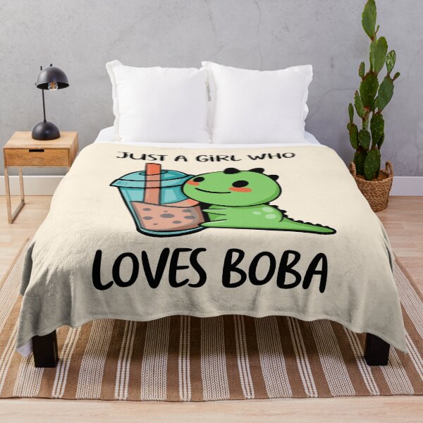 Item preview, Just A Girl Who Loves Boba T-rex Bubble Tea designed and sold by OnepixArt.