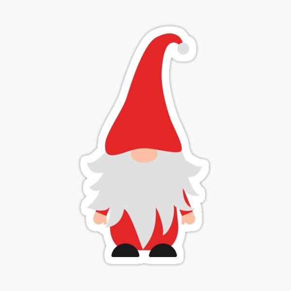 Download Cute Nordic Gnome Stickers Redbubble