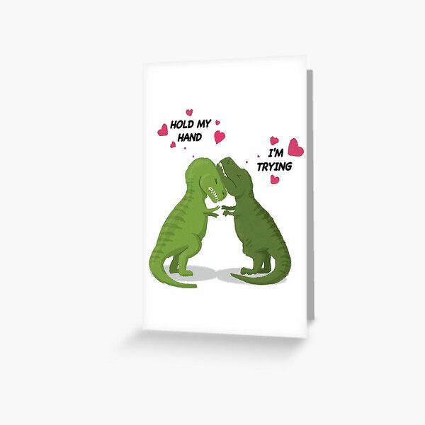 Item preview, Cute Dinosaur Couple in Love - Dinosaur Valentine designed and sold by molamode.
