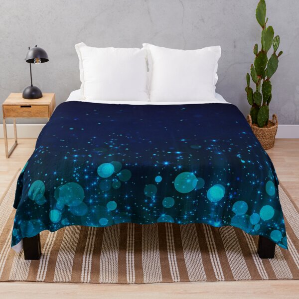 Item preview, Abstract blue night lights designed and sold by fowons.