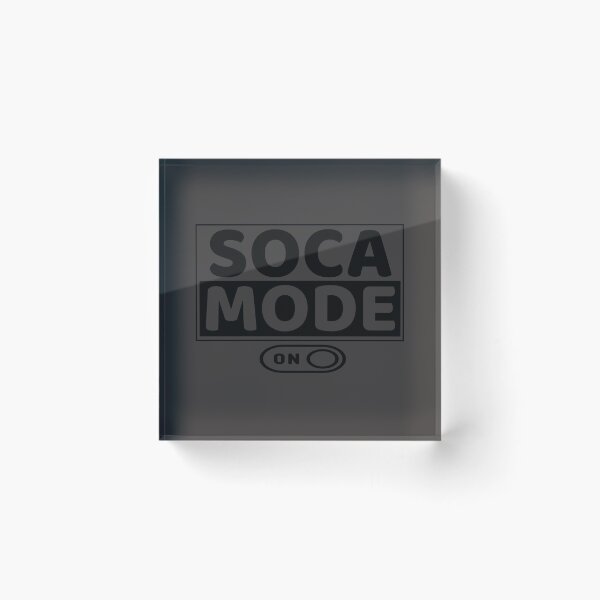 Item preview, Soca Mode On - Main Brand Design in Black and White - Soca Mode designed and sold by Soca-Mode.