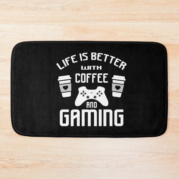 Item preview, Life is Better With Pizza and Gaming (white) designed and sold by Marzuqi Che Rose.