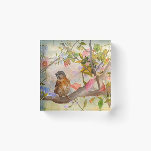 Item preview, Bluebird On A Blossoming Branch designed and sold by Angeles M. Pomata.