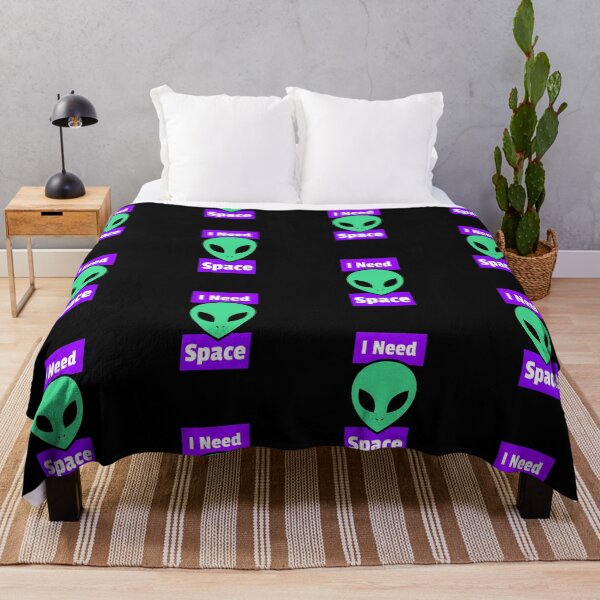 Item preview, Purple and Green “I Need Space” Alien designed and sold by Zurickdesigns.