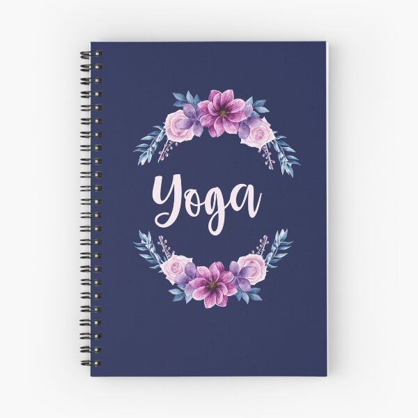 Item preview, Yoga with Flower Pattern designed and sold by vivaorganic.