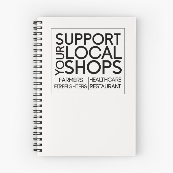 Item preview,  Support your Local Shops, Farmers, Firefighters, Healthcare, restaurants, Hard Work Never Hurt Anyone Snoopy designed and sold by HananDesign13.