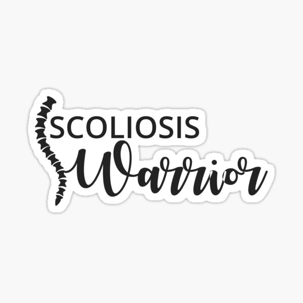 Scoliosis Warrior Sticker