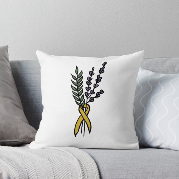Item preview, Childhood Cancer/ Sarcoma Floral Ribbon  designed and sold by Katie Histing.