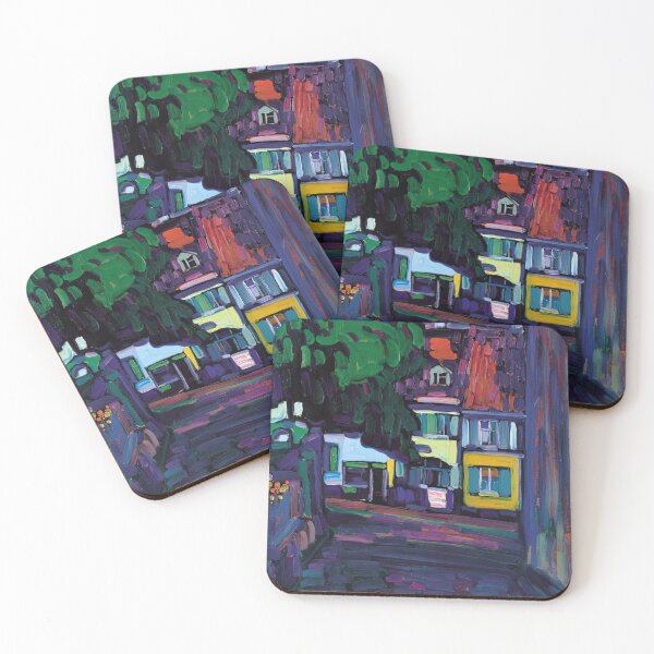 Item preview, Houses in Murnau on Obermarkt designed and sold by neteor.