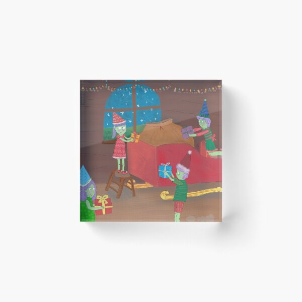 Item preview, Elves packing the sleigh  designed and sold by Charlotsart .