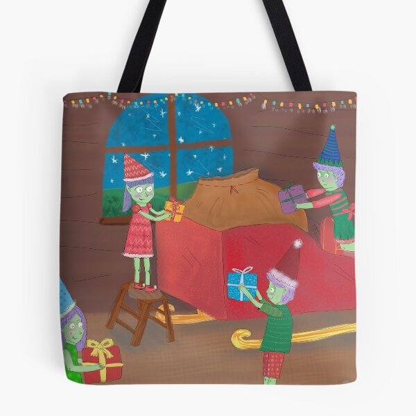 Item preview, Elves packing the sleigh  designed and sold by Charlotsart .