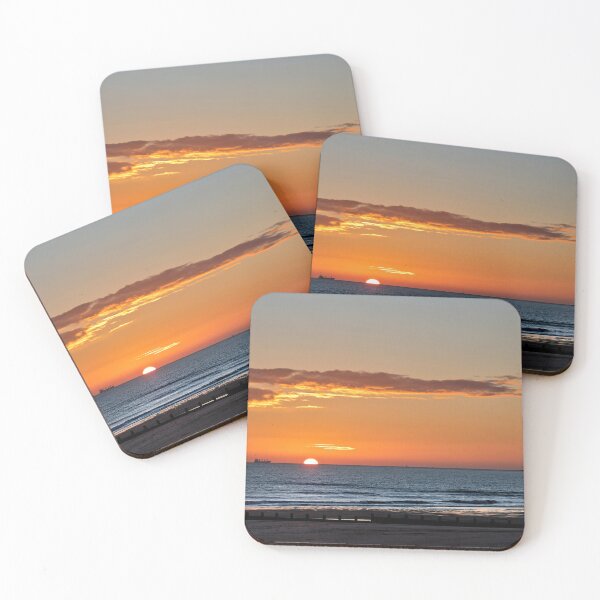 Item preview, Sunrise over a tranquil North Sea designed and sold by Violaman.