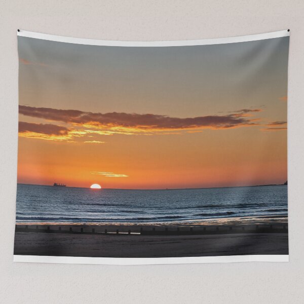 Item preview, Sunrise over a tranquil North Sea designed and sold by Violaman.