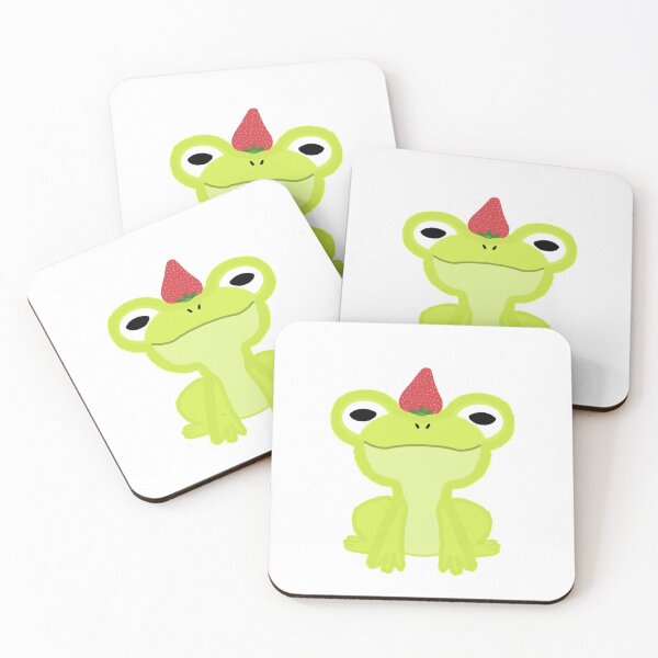 Item preview, Look at you strawberry frog (Green) designed and sold by KarrotCreates.