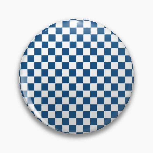 Item preview, Classic Blue and White Check Coloured Pattern - Chequered, Checkered, Checks designed and sold by MissCheck.