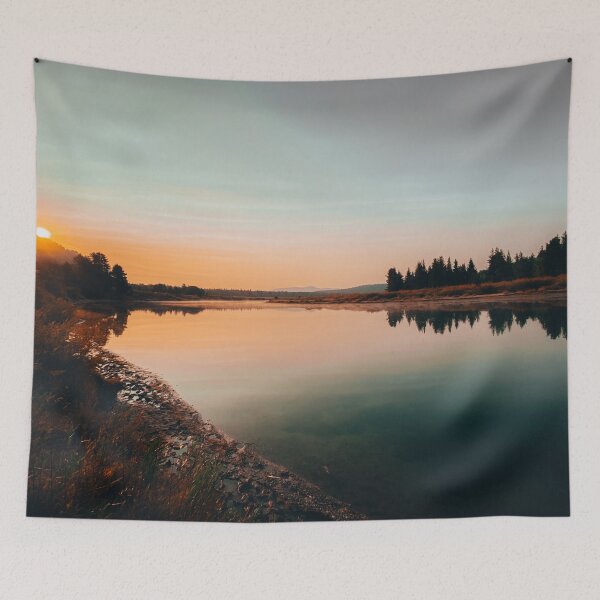 Item preview, Morning Sunrise at Oxbow Bend designed and sold by Zurickdesigns.