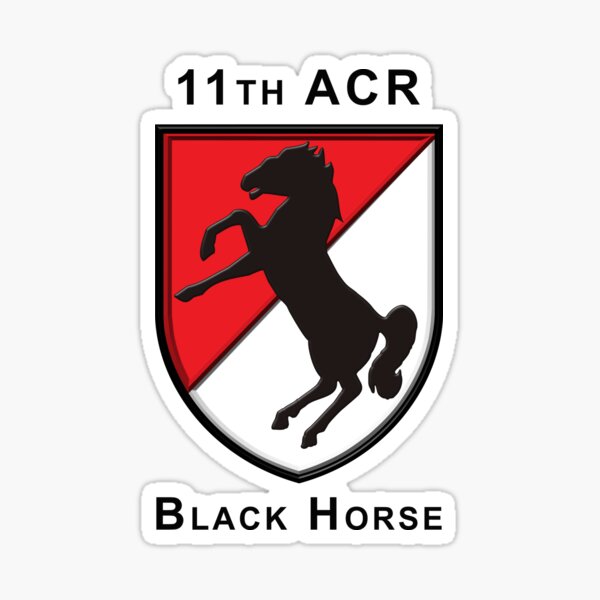 Item preview, 11th Armored Cavalry Regiment “Black Horse”  designed and sold by SoldierAlways.