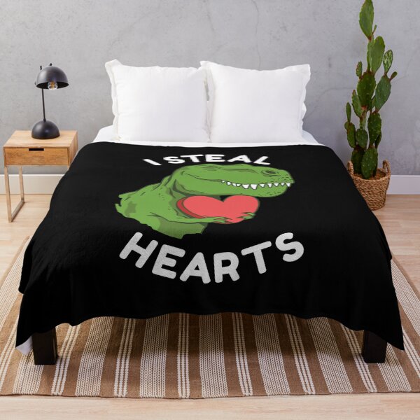 Item preview, I Steal Hearts Valentine Dinosaur Love designed and sold by OnepixArt.