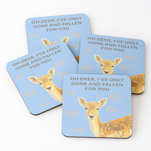Item preview, OH DEER I'VE ONLY GONE AND FALLEN FOR YOU designed and sold by IslesArt.