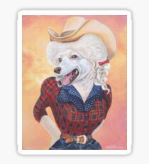 Doggy Parton (Just a Country Girl) Sticker