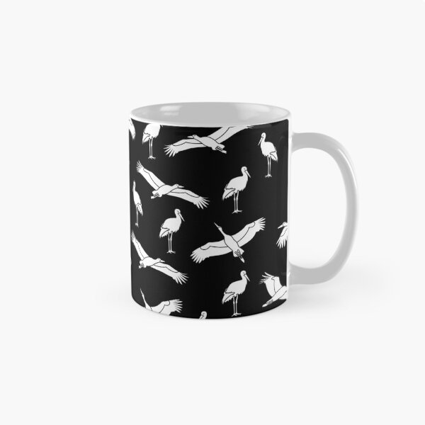 Item preview, Black Stork pattern designed and sold by Ribeiro Design.