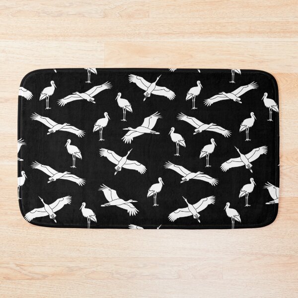 Item preview, Black Stork pattern designed and sold by Ribeiro Design.