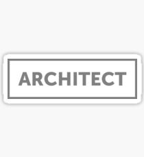 Architect Art Design Sticker
