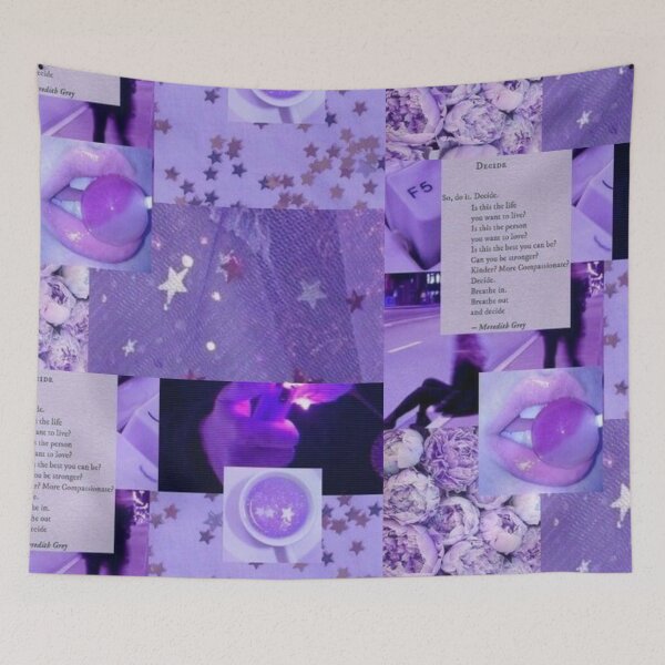 Item preview, Y2K purple aesthetic collage  designed and sold by cloudy-moon.