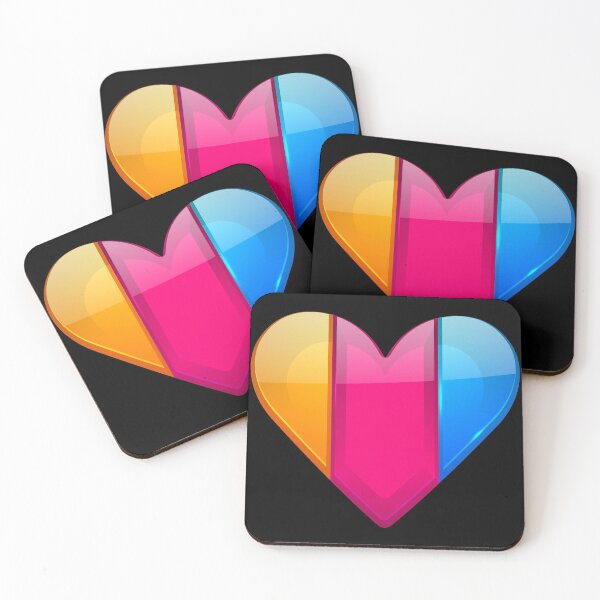 Item preview, 3D CRYSTAL COLORFUL RAINBOW HEART designed and sold by HEERYAK.