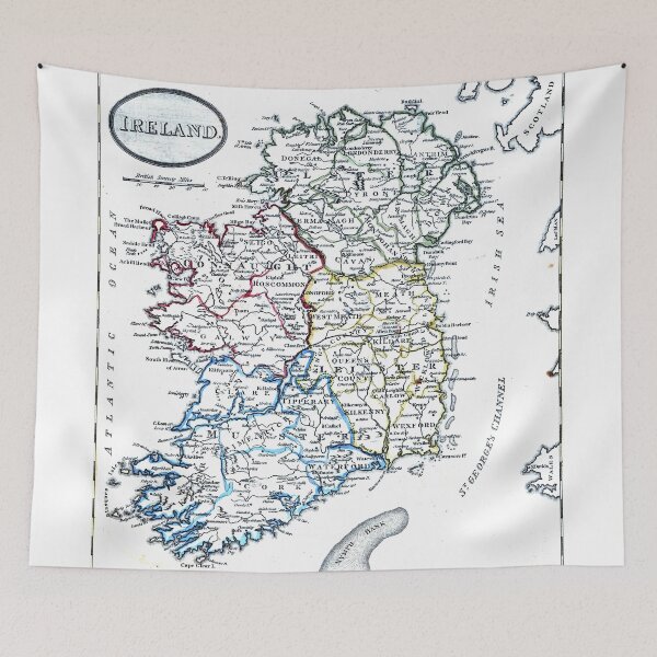 Item preview, Vintage Map of Ireland Circa 1798 designed and sold by Rantan1618.