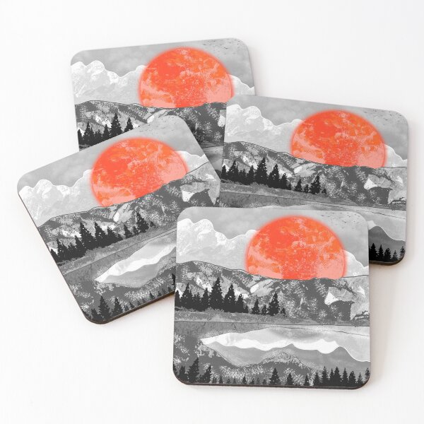 Item preview, red sun landscape designed and sold by Catherine  Milchard.
