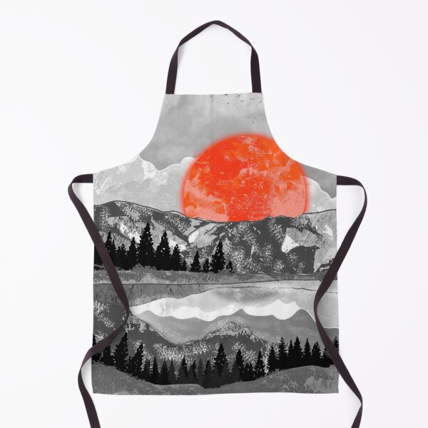 Item preview, red sun landscape designed and sold by Catherine Milchard.